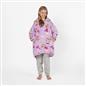 Kids Hoodie Blanket Oversized Sherpa Fleece Jumper Sweatshirt Soft Warm Throw