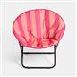 OHS Moon Camping Chair Round Folding Outdoor Garden Portable Seat