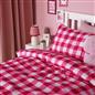 OHS Cherry Bows 7.5 Tog Coverless Duvet with Pillowcase Winter Warm Bedding Set