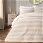 OHS Tufted Boucle Stripe Duvet Cover with Pillowcase Thermal Winter Bedding Set