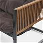OHS Santorini Corner Sofa Table Set 5 Seater Garden Outdoor Patio Couch