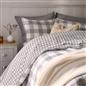 OHS Gingham Duvet Cover Bedding Set Check Quilt Pillowcase Reversible