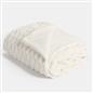 OHS Waffle Throw Bed Blanket Faux Fur Supersoft Warm Fleece Cosy Plush