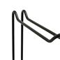 OHS Wire Toilet Roll Holder Free Standing Storage Rust Resistant Metal, Black