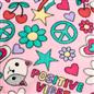 OHS Kids TV Blanket Positive Vibes Print Coral Fleece Winter Soft Wearable Throw