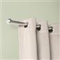 OHS 120-200cm Curtain Pole Extendable Metal 28mm Ball Trumpet Twist Finnials