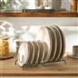 OHS Plate Holder Organiser Storage Dish Drainer Kitchen Drying Rack Metal Frame