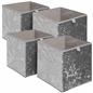 OHS Crushed Velvet Storage Boxes Cube Set Square Foldable Folding Toys Clothes