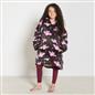 OHS Kids Hoodie Blanket Halloween Prints Sherpa Lined Wearable Throw