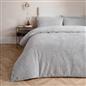 OHS Ribbed Fleece Duvet Cover Set Sherpa Reverse Thermal Supersoft Bedding