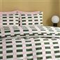 OHS Checkerboard Print Bedding Set Microfibre Duvet Cover with Pillowcase