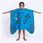 Kids Poncho Beach Towel Hooded Quick Dry Microfibre Holiday Swimming Absorbent