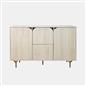 OHS Curved Look Sideboard Display Unit Buffet Cabinet Sideboard Cupboard Storage