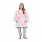 Hoodie Blanket Fluffy Long Fibre Sherpa Fleece Kids Oversized Sweatshirt Throw
