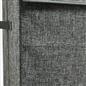 OHS Laundry Basket Faux Linen Folding Hamper Bag Clothes Bin Storage with Lid