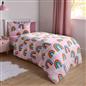 OHS Rainbow Duvet Cover Set Warm Teddy Fleece Supersoft Thermal Bedding