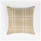 OHS Woven Check Cushion Covers 2 Pack Cases Luxury Home Decor