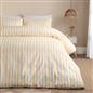 OHS Watercolour Embossed Bedding Set Stripe Duvet Cover with Pillowcase