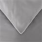 OHS Piped Edge Duvet Cover Set Soft Quilt Pillowcase Bedding Double King Size