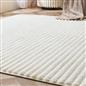 Faux Fur Rug Living Room Ribbed Large Mat Luxury Carpet Anti Slip Floor Runner