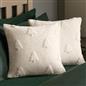 Winter Tree Cushion Covers 2/4 Sherpa Fleece Filled Plump Pads Christmas Home