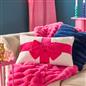 OHS Bow Wrapped Cushion Boucle Gift Decorative Novelty Filled Scatter Pillow