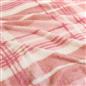 OHS Tartan Check Teddy Fleece Thermal Duvet Cover Bedding Set