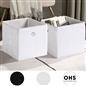 Pack of Storage Boxes 2 4 6 8 Pack Folding Space Saving Solution Toy Box Shelf