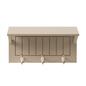 OHS Coat Rack Wall Mounted Shelf Engineered Wood Floating Display Unit