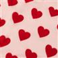 Dreamscene Love Heart Fleece Throw Over Soft Warm Bed Sofa Pink Chair Blanket