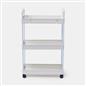 OHS Trolley Cart 3 Tier Roll Bathroom Storage Portable Kitchen Home Organiser