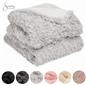 Sienna Fluffy Shaggy Blanket Large Throw Over Sofa Bed Cosy Fleece - 150 x 200cm