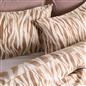 OHS Watercolour Bedding Set Zebra Print Microfibre Duvet Cover with Pillowcase