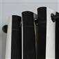 Stripe Blackout Eyelet Curtains Thermal Pair of Ring Top Panels Ready Made Décor