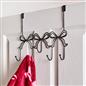 OHS Bows Over the Door Hook Hanger 5 Hooks Metal Coats Towel Rack
