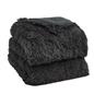 Sienna Fluffy Shaggy Blanket Large Throw Over Sofa Bed Cosy Fleece - 150 x 200cm