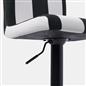 Adjustable Bar Stools x 2 Velvet Swivel Pub Seat Kitchen Breakfast Counter Chair