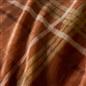 OHS Autumn Check Bedding Set Tartan Sherpa Fleece Duvet Cover with Pillowcase