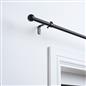 OHS 120-200cm Curtain Pole Extendable Metal 16mm Ball Trumpet Twist Finnials