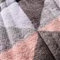 OHS Geometric Teddy Fleece Coverless Duvet Quilt Bedding Set 10.5 TOG Pillowcase