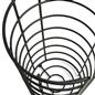 OHS Wire Toilet Roll Holder Free Standing Storage Rust Resistant Metal, Black