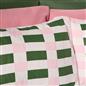 OHS Checkerboard Print Bedding Set Microfibre Duvet Cover with Pillowcase