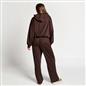 OHS Bubble Hem Co-Ord Set Hoodie Drawstring Relaxed Joggers Tracksuit Loungewear