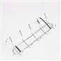 Over Door 10 Hook Hanging Storage Coat Jacket Towel Rack Closet Organiser Silver