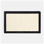 OHS Foam Bath Mat Contrast Border Trim Soft Absorbent Non Slip Shower Rug