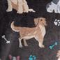 OHS Pet Prints Hoodie Blanket Sherpa Lined Fleece Wearable Throw Thermal