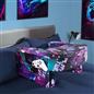 OHS Gaming Lap Pillow Cushion Matte Velvet Filled Laptop Table Tray with Pockets