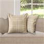 OHS Woven Check Cushion Covers 2 Pack Cases Luxury Home Decor