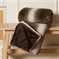 Stripe Throw Over Blanket Faux Fur Fleece Super Soft Plush Sofa Warm Bedspread