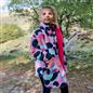 OHS Kids Pocket Scarf Leopard Gaming Fluffy Fleece Sherpa Thermal Winter Wrap
